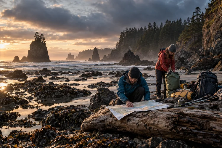 Advanced Coastal Travel Planning for Remote Natural Shorelines